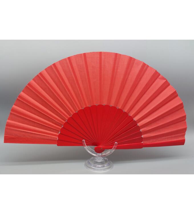 Flamenco Übungsfächer lackiert 32 cm rot rot