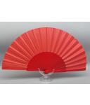 Flamenco Übungsfächer lackiert 32 cm rot rot