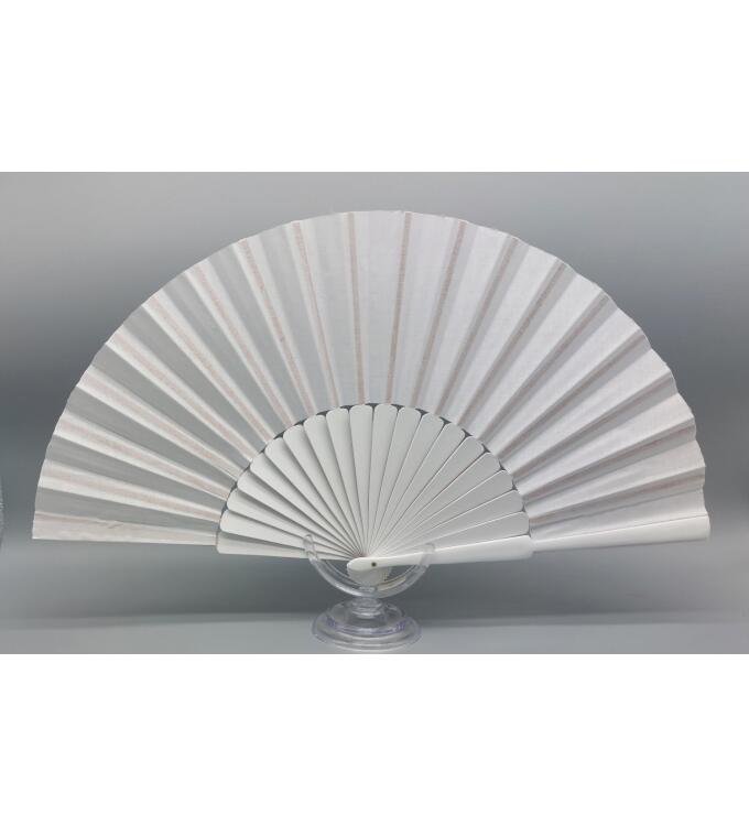 Abanico Pericon de Baile Flamenco 32 cm blanco blanco
