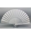 Abanico Pericon de Baile Flamenco 32 cm blanco blanco