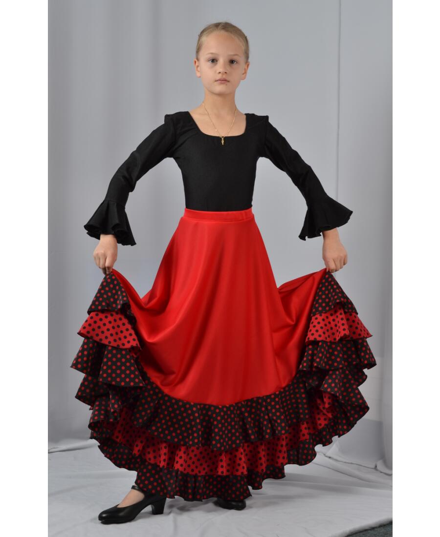 VESTUARIO FLAMENCO - Faldas flamencas de NIÑA