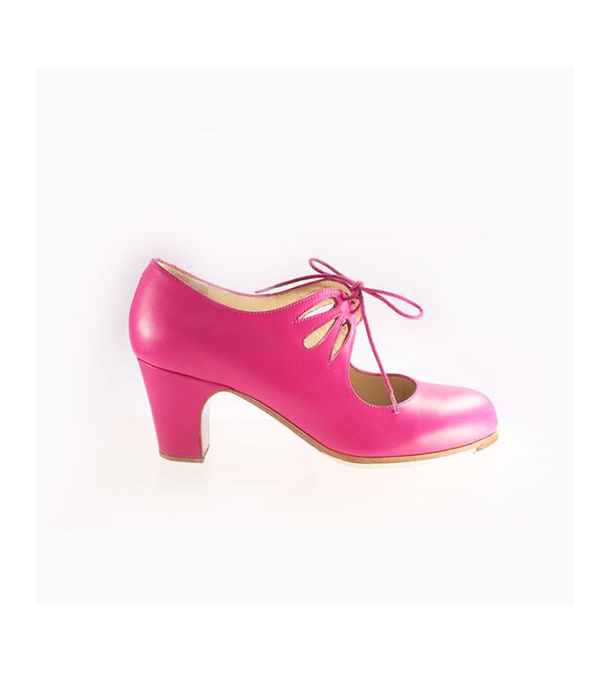 Zapato Flamenco Cordones Calados