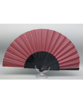 Flamenco Übungsfächer lackiert 32 cm schwarz bordeaux