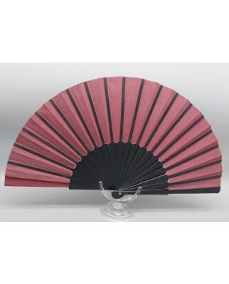 Flamenco Übungsfächer lackiert 32 cm schwarz bordeaux