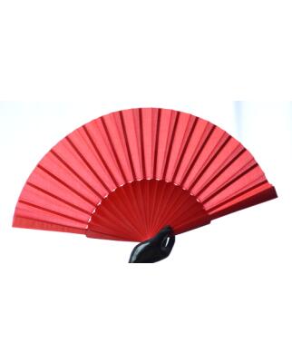 Flamenco Übungsfächer lackiert einfarbig, Tanzgröße 32 cm...