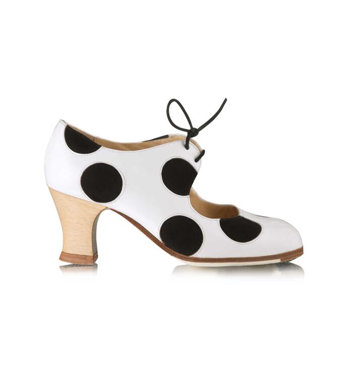 Flamencoschuh Lunares Cordones