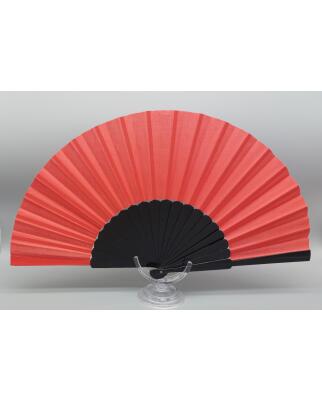 Abanico Pericon de Baile Flamenco 32 cm negro rojo