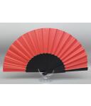 Abanico Pericon de Baile Flamenco 32 cm negro rojo