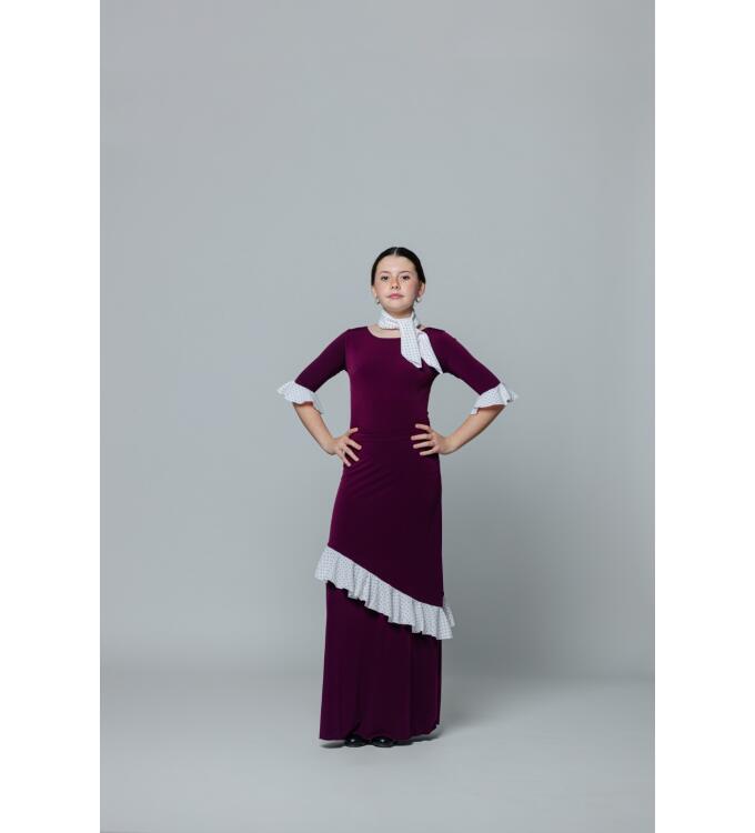 Clavel’ childrens flamenco skirt