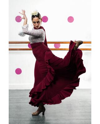 Flamencoskirt Olè España Isabel Liso
