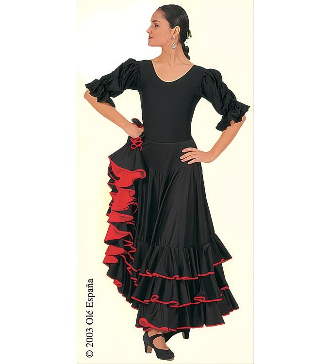 Flamencoskirt Carmen A4