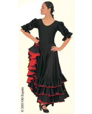 Flamencoskirt Carmen A4