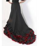 Flamenco Training Skirt with Train