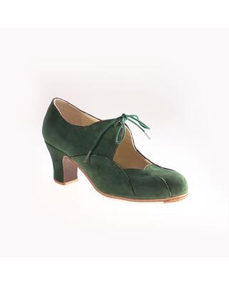 Zapato Flamenco Acuarela Cordones