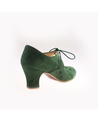 Zapato Flamenco Acuarela Cordones