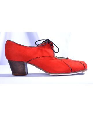 Zapato Flamenco Acuarela Cordones