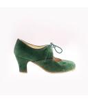 Zapato Flamenco Acuarela Cordones