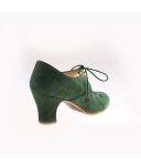 Zapato Flamenco Acuarela Cordones