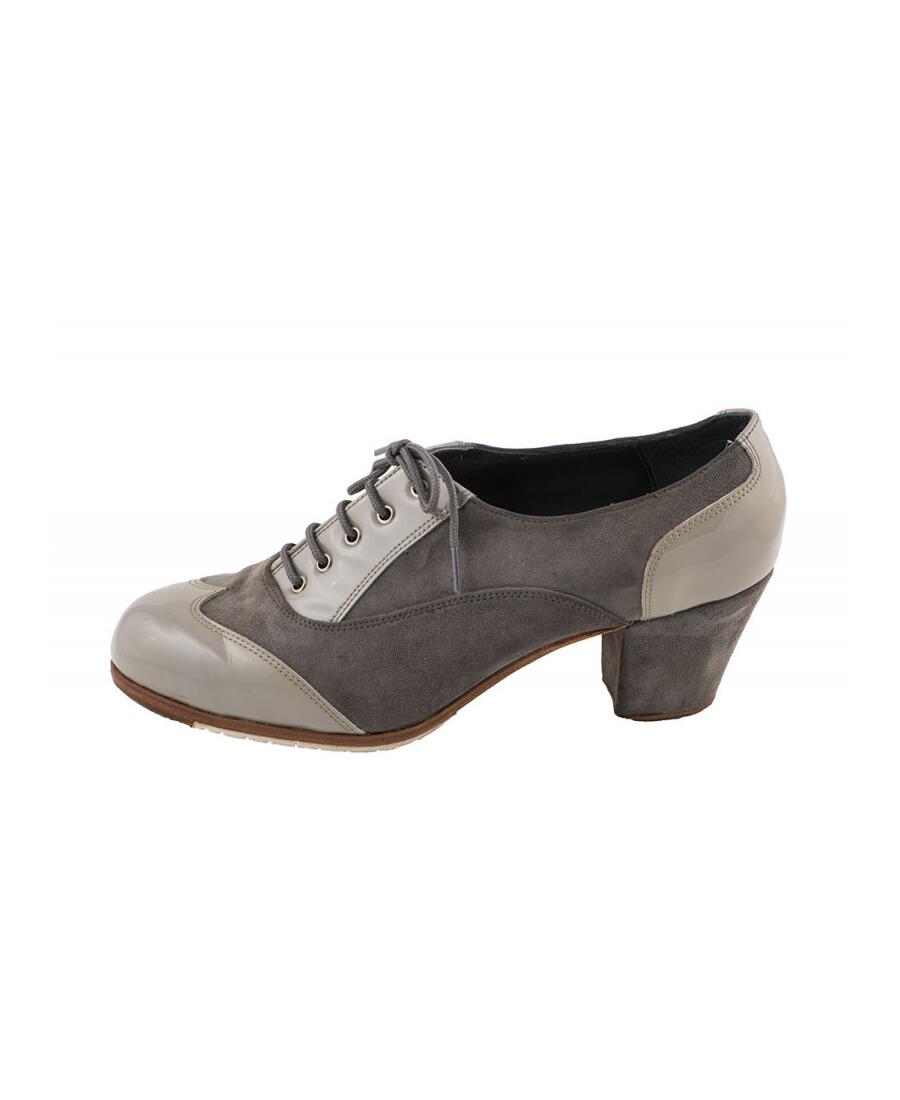 zapato abotinado marron