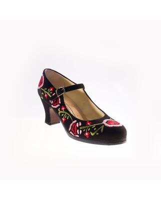 Flamencoschuh Bordado Correa II