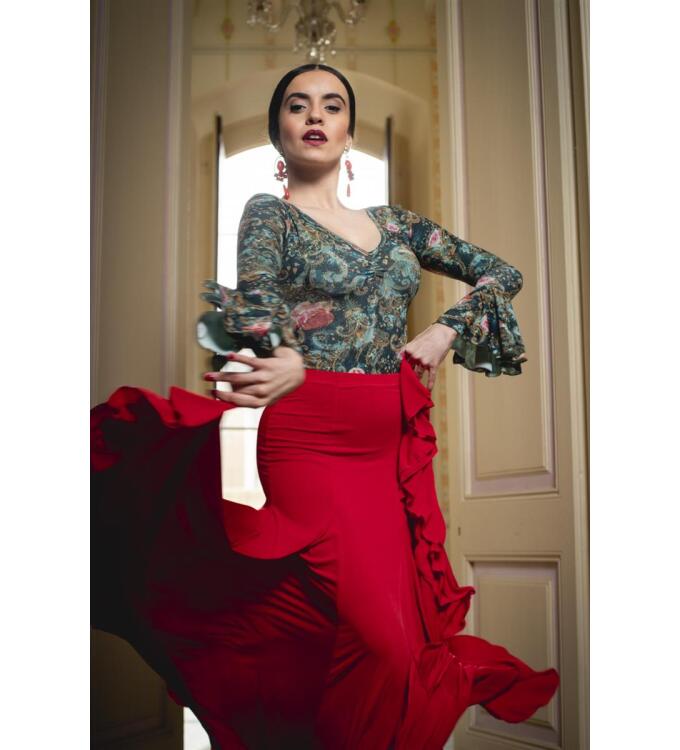 Falda de Flamenco Sambuco Liso
