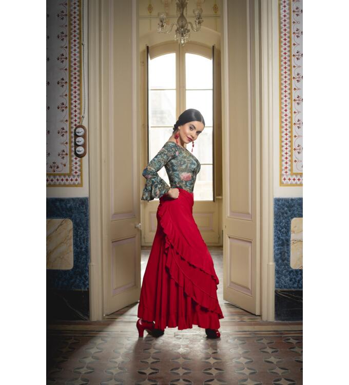 Falda Flamenca Davedans Mirabel para Comprar Online-faldas Flamenco