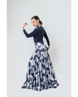 Falda Flamenco Sambuco Estampado