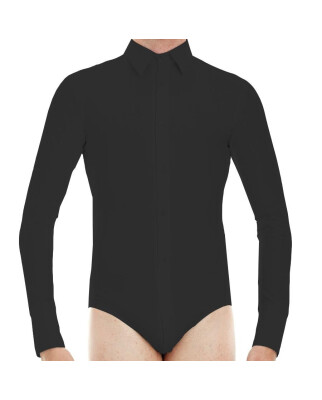 Herren Tanz Hemd-Body Intermezzo BODYCAMIL schwarz XXL