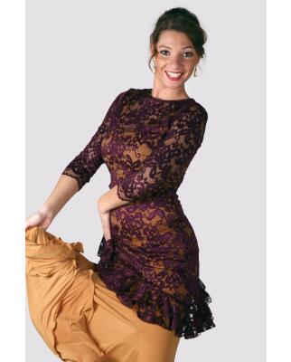 Camiseta Benalup burdeos (ET343)