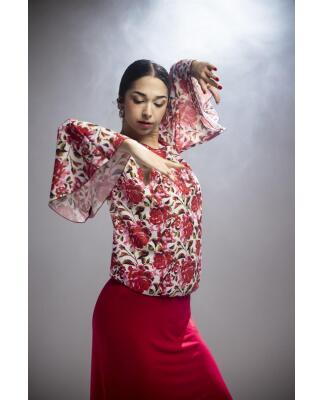 Falda de Flamenco Zagra Crespon