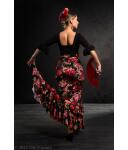 Falda de Flamenco Olè España Mariella Estampado