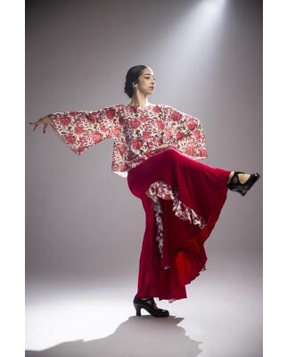 Falda de Flamenco Zagra Crespon