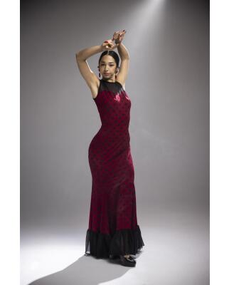Vestido Flamenco Cáliz Estampado
