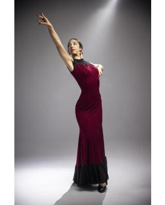 Vestido Flamenco Cáliz Estampado