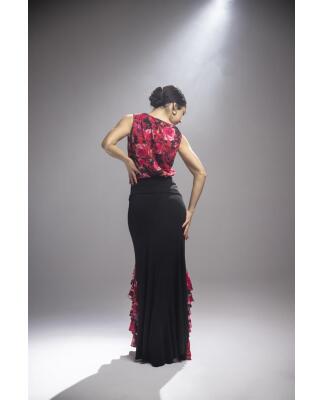 Falda de Flamenco Granizo Estampado