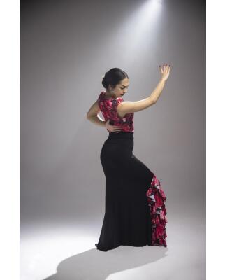 Falda de Flamenco Granizo Estampado