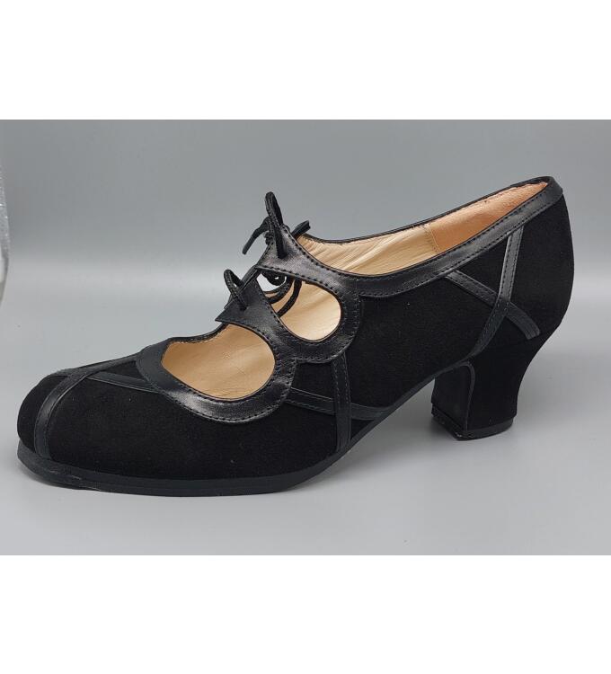 Zapato Flamenco Barroco Cordones