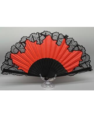 Tanzfächer mit Spitzen, Tanzgröße 32 cm lang