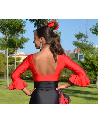 Maillot media manga 4163  malva (LY70)