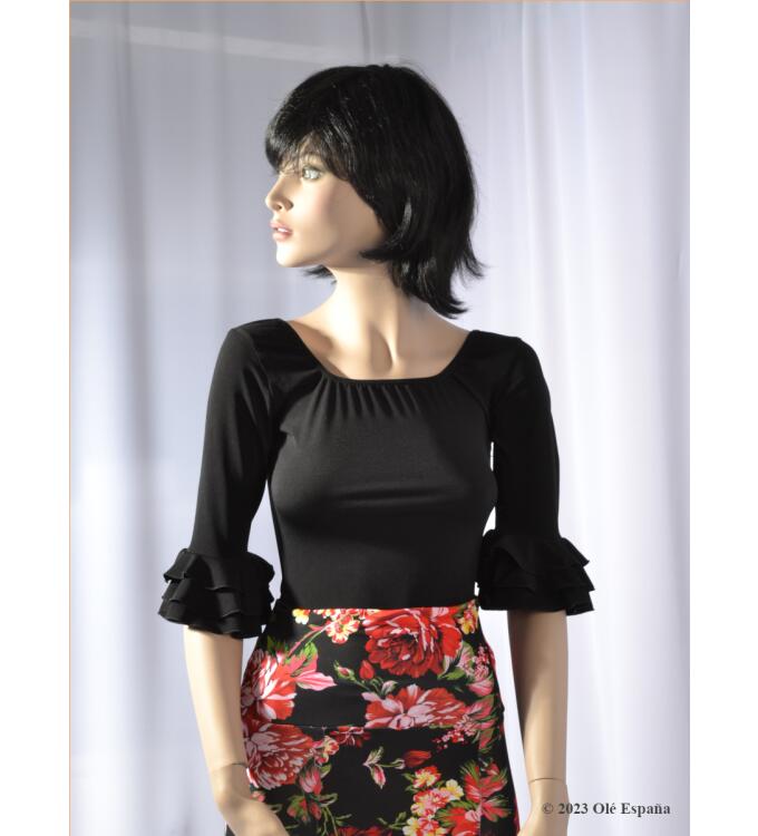 Halbarm-Shirt Imma bordeaux (PA29) L