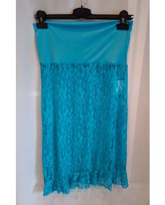 Flamenco Überrock Einzelstücke in Türkis...