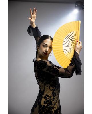 Flamencokleid Raíz Einzelstück Gr. S / L 131cm