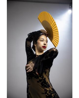 Flamencokleid Raíz Einzelstück Gr. S / L 131cm