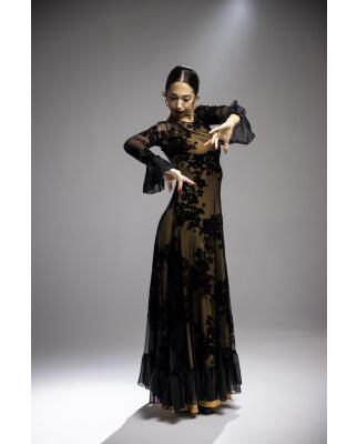 Flamencokleid Raíz Einzelstück Gr. S / L 131cm