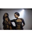 Flamencokleid Raíz Einzelstück Gr. S / L 131cm