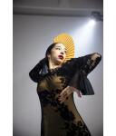 Flamencokleid Raíz Einzelstück Gr. S / L 131cm