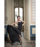 Flamencokleid Rus Einzelstück Gr. S (Farbe Ocker)