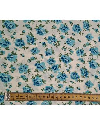 Koshibo-Crespon creme mit kleinen Blumen Rest 4,0 m