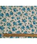 Koshibo-Crespon creme mit kleinen Blumen Rest 4,0 m