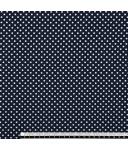 Koshibo-Crespon schwarz mit weißen Punkten (4 mm)